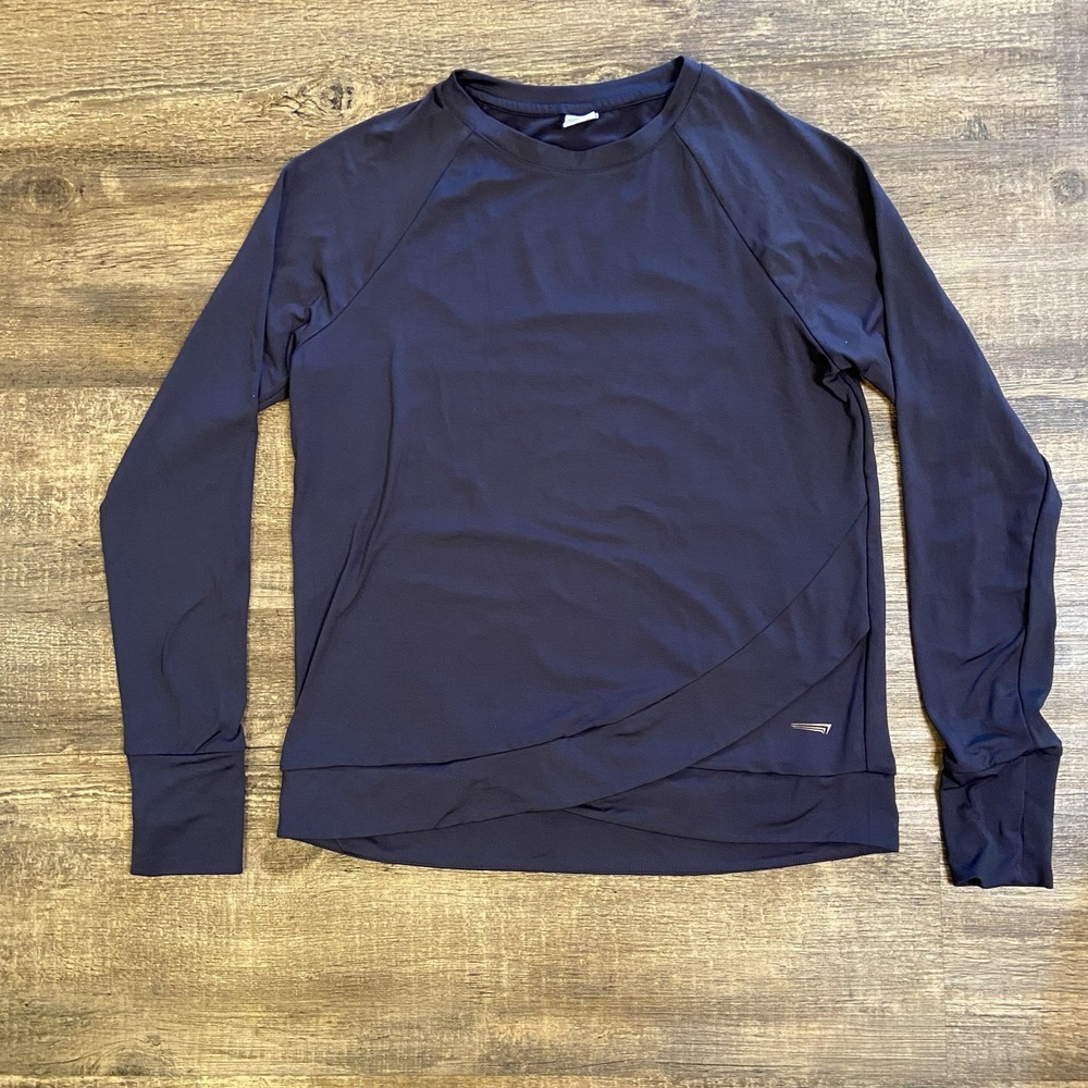 Copper Fit Women's Small Long Sleeve‎ Shirt Gray Base Layer Minimalist Hiking